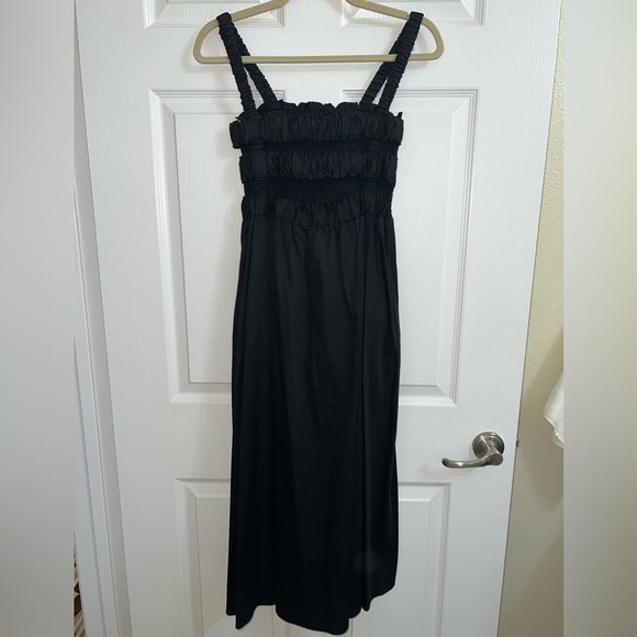 Top Shop Black Evening Dress Straps Size Small - Picture 3 of 5